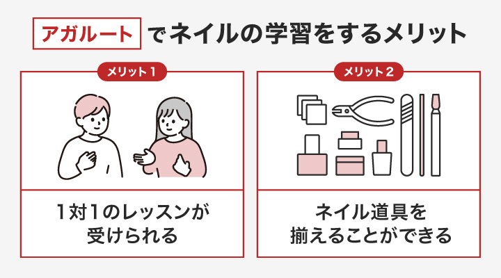 アガルートでネイル資格を学習するメリット